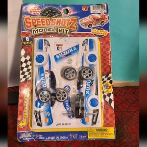 137126 NEW Speed ShotZ Model Kit Racecar Model Kit Pull Back Powered #53866 stud